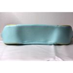 Coldwater Creek  Blue/Green Genuine Leather Boho Statement Satchel Purse Photo 1