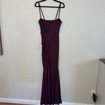 House Of CB  ‘Milena’ Dark Cherry Corset Maxi Dress NWOT size L Photo 10