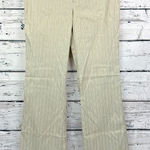 Laundry by Shelli Segal  Striped Cotton Blend Wide Leg Pants [Size 10]‎ EUC Photo 0