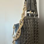 Elliott Lucca Woven Leather Bag Black Photo 6