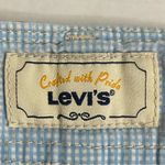 Levi's Plaid red/white/blue lightweight cotton chino shorts w/ pockets Size 12 (A Photo 7