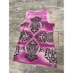 Athleta  Tank Top‎ Mandala Shirt Small 841191 Paisley Athletic sleeveless Stretch Photo 7