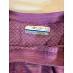 Columbia  Purple Omni-Wick Performance Tee Active Outdoor Sport Top S Photo 3