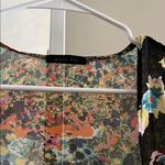 West Kei Black Fringe Kimono Jacket Photo 1