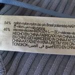 ZARA NEW Purple Ribbed Sleeveless V-Neck Stretch Knitted Cropped Bra Tank Top S Photo 3