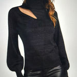 Elan  Asymmetric Cutout Sweater Photo 0