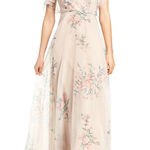 Jenny Yoo  Cassie floral flutter sleeve surplice gown Photo 0