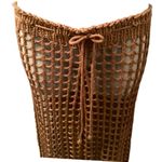 CoverUp Women's Dark Brown Beach Pants Crochet High Waist Swimsuit CoverUps Size undefined Photo 4