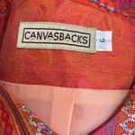 Bella Canvas Canvasbacks Orange Cropped Blazer with Tailored Fit Sz 6 Photo 5