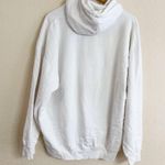 Brandy Melville White Hoodie with Butterfly Embroidery Photo 2
