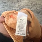 TNA Cozy Orange Fleece Shorts Size Small Photo 5