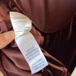 AGOLDE  corrin chocolate brown velvet scoop back bodysuit Photo 8