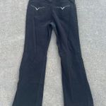 LawMan VTG 90s Y2K  black boot cut western cowgirl jeans rhinestone belt loop 13 Photo 2