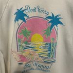 Fruit of the Loom  vintage don’t worry be happy sweatshirt size xl Photo 1