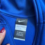 Nike Women's Blue and Red Cubs Zip up Sweatshirt Size XL Photo 2