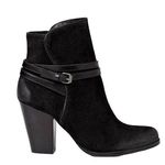 ALLSAINTS  Victoria Suede Ankle Buckle Wrap Straps Heeled Boots Black 35.5 5 Photo 0