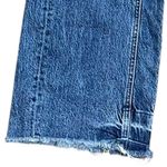 We The Free Relaxed Slouch Wide Leg Denim Jeans 26 Mid Wash High Rise Raw Hem Photo 2