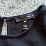 AQUA  Black Flowy Bell Sleeve Blouse Medium Photo 1