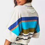 Free People We The Free Preppy Striped Polo Tshirt Photo 1