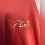 Women’s Universal Studios Sesame Street Soft Red Elmo Face Hoodie Sz XL Photo 2