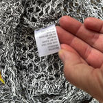 POL Black White Gray loose Knit Cardigan cover up S Photo 4