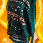 Carolyn Taylor Vintage VTG  Green with Embroidered Sweater Size XL‎ Photo 0