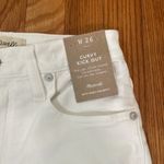 Madewell Curvy Kick Out Crop Jeans size 26 Pure White NWT Photo 4