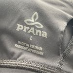 prAna  | Light Gray Racerback Sports Bra Sz L Photo 4