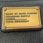 Marc by Marc Jacobs  Black Leather Zip Around Wristlet with Gold Hardware Photo 1