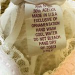 Frederick's of Hollywood Frederick’s Of Hollywood Vintage Lace Ruffle Corset Bustier Crop Top Size Small Photo 2