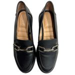 Rachel Zoe Women's Mila Lug Sole Gold Bit Loafers Size 8.5 Classic Office Trendy Photo 1