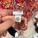 Old Navy  Floral Crinkle Babydoll Halter Top Pink Y2K Beachy Summer Womens Medium Photo 6