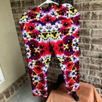 Om Shanti Leggings Large Live for Joy Floral Petunias Power Yoga Pants F… Photo 9