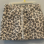 Wild Honey Leopard Print Women’s mini Skirt  large like new Photo 0