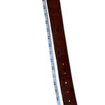 Red Ants Pants 100% Brown Leather Hand Made Belt By Kathy Hochstrat size 36 Photo 4