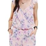 Lucca Couture Pink Floral Romper spring designer classic party boho revolve Photo 0