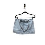 We Wore What Cut-Out Denim Mini Skirt Size Large Photo 5