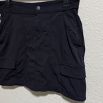Athleta Black Cargo Skirt Built-in Shorts Athleisure Activewear skort size 6 Photo 2