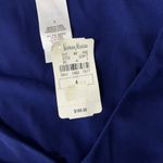 Laundry by Design  Navy Ruched Cap Sleeve V Neck Dress 4 Cocktail Party NWT Photo 6