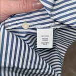 Madewell  Bell Sleeve Button Down Blue Striped Shirt Women's XS Photo 6