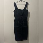 Reformation Jeans Roxanna Black Dress size 6 Photo 2