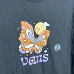 Vans ‎ Black Short Sleeve Butterfly Graphic Tee | Small Photo 1