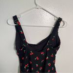 We Wore What Ruched Cup One Piece Swimsuit Black Cherries XL Photo 7