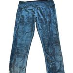 Oakley  Legging Capri Teal O Hydronix Size Large EUC #1981 Photo 0