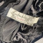 Free People Black Velvet Tank Top Small Babydoll Lace Romantic Whimsy Fairycore Photo 12