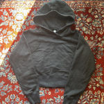 Lululemon crop top hoodie Pull over women’s size 2 All Yours Gray Photo 0