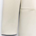 ZARA blazer long jacket beige double breasted casual business Photo 7
