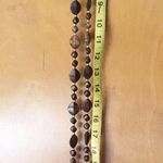 Women's Long Fashion Statement Beaded Necklace Set of 2 Green Photo 3