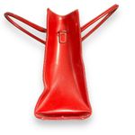 wilson's leather  Womens Satchel Tote Bag Handbag Purse Red Leather Large Photo 5