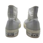 Converse  Shoes Womens 9 CTAS Lift Platform Metallic Silver Sneakers 571082C Photo 5